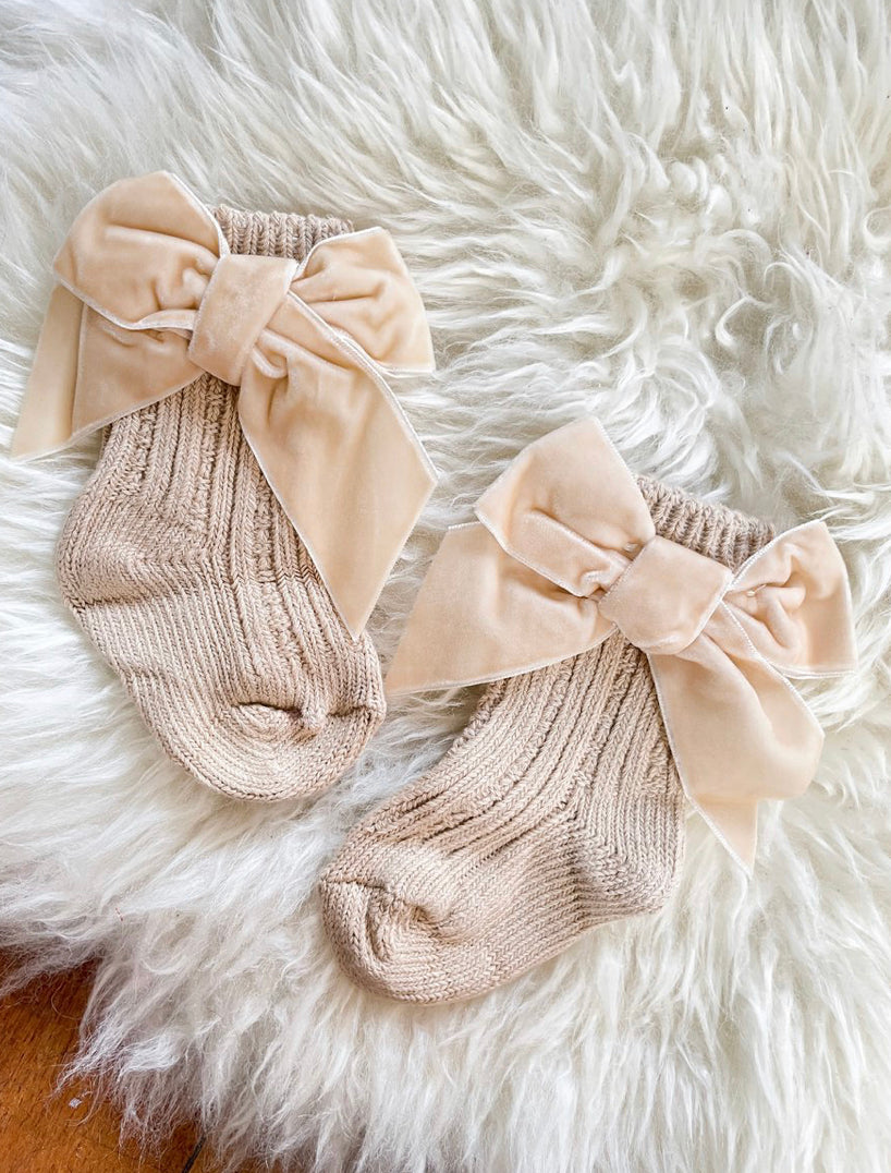 Bow socks (3 kleuren)