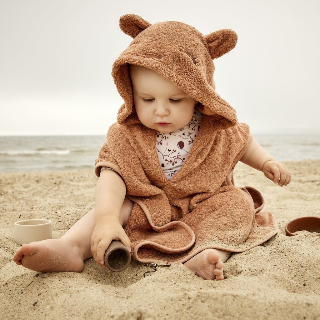 Badponcho - Bruin