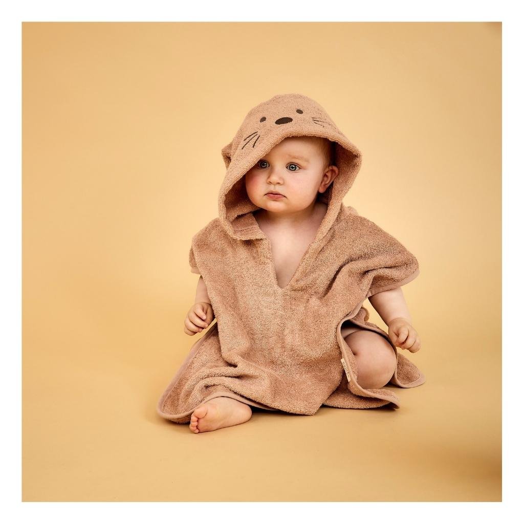 Badponcho - Roze