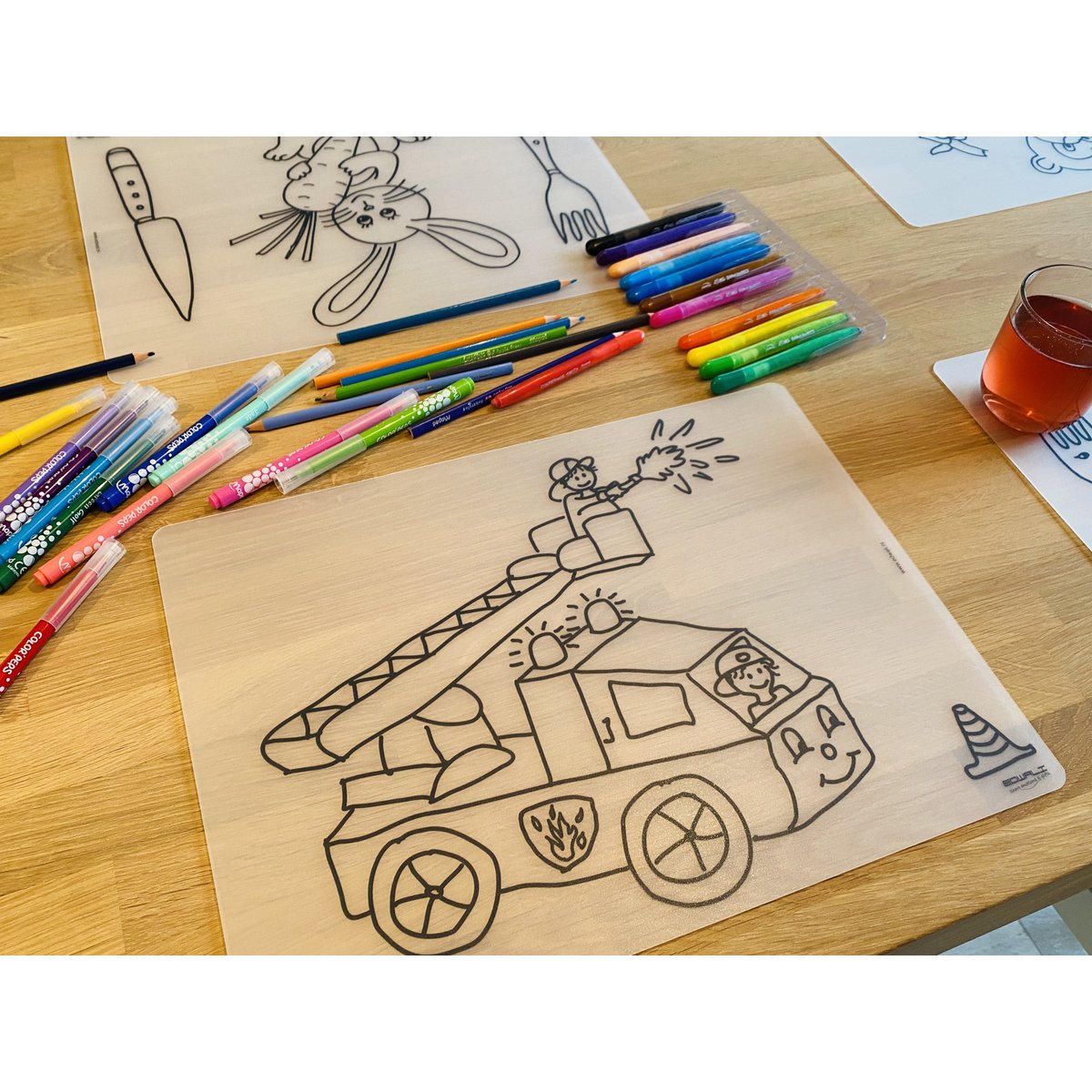 Herkleurbare Placemat