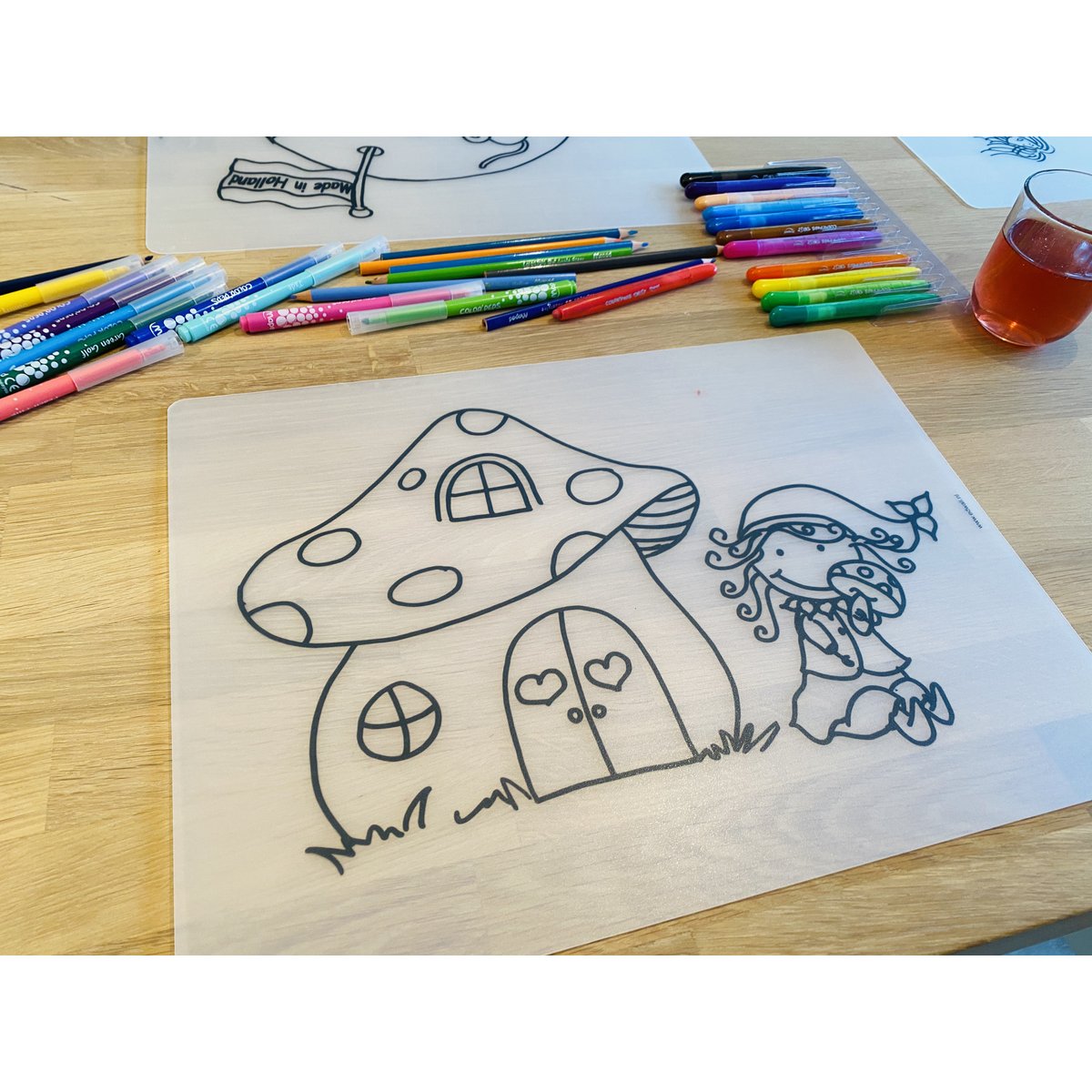 Herkleurbare Placemat