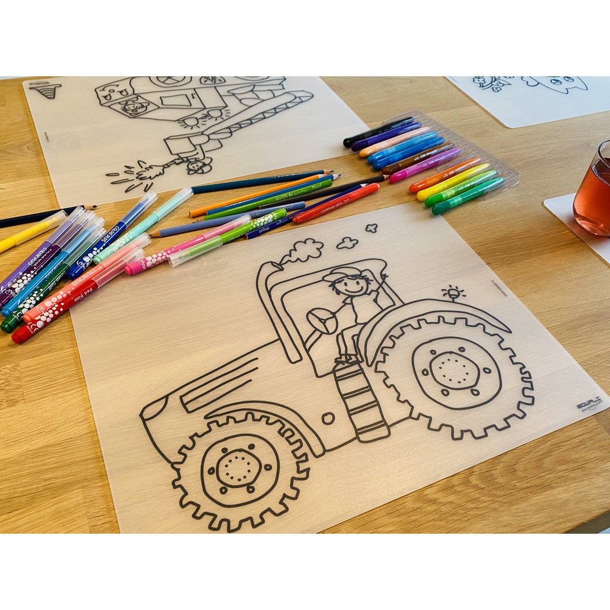 Herkleurbare Placemat
