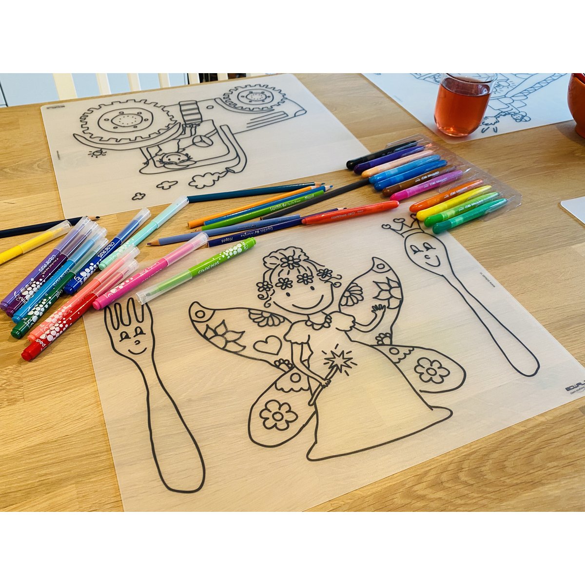 Herkleurbare Placemat