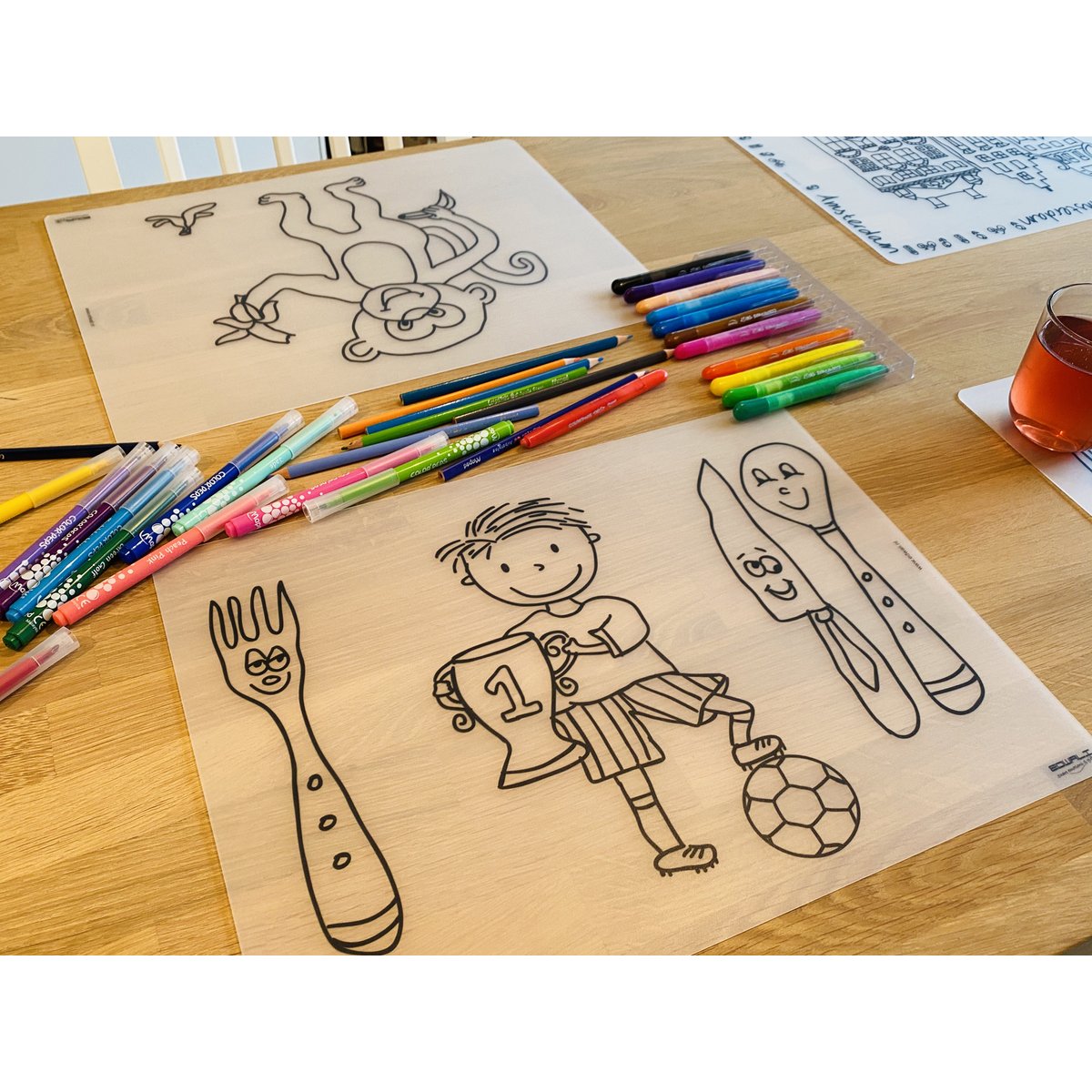 Herkleurbare Placemat
