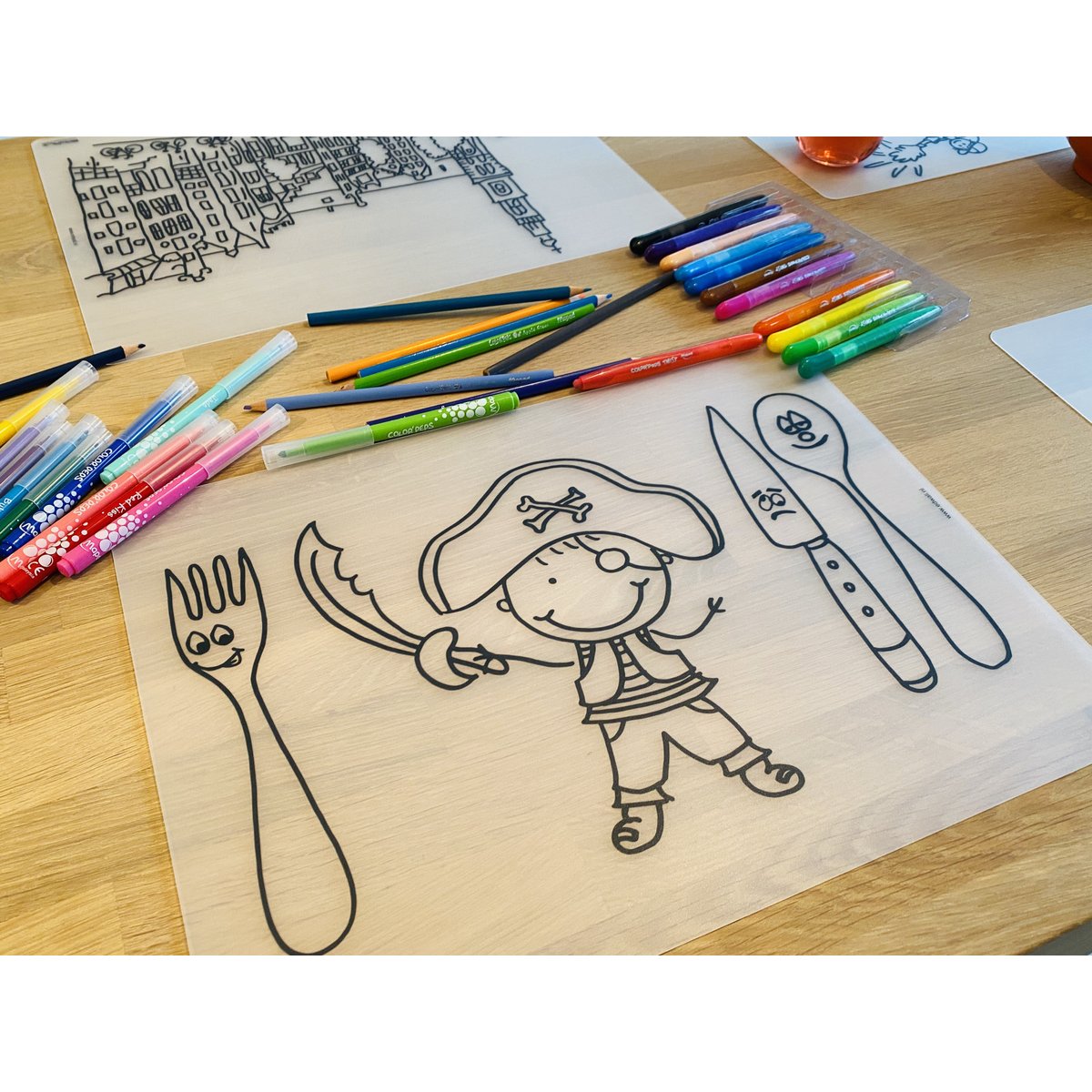 Herkleurbare Placemat