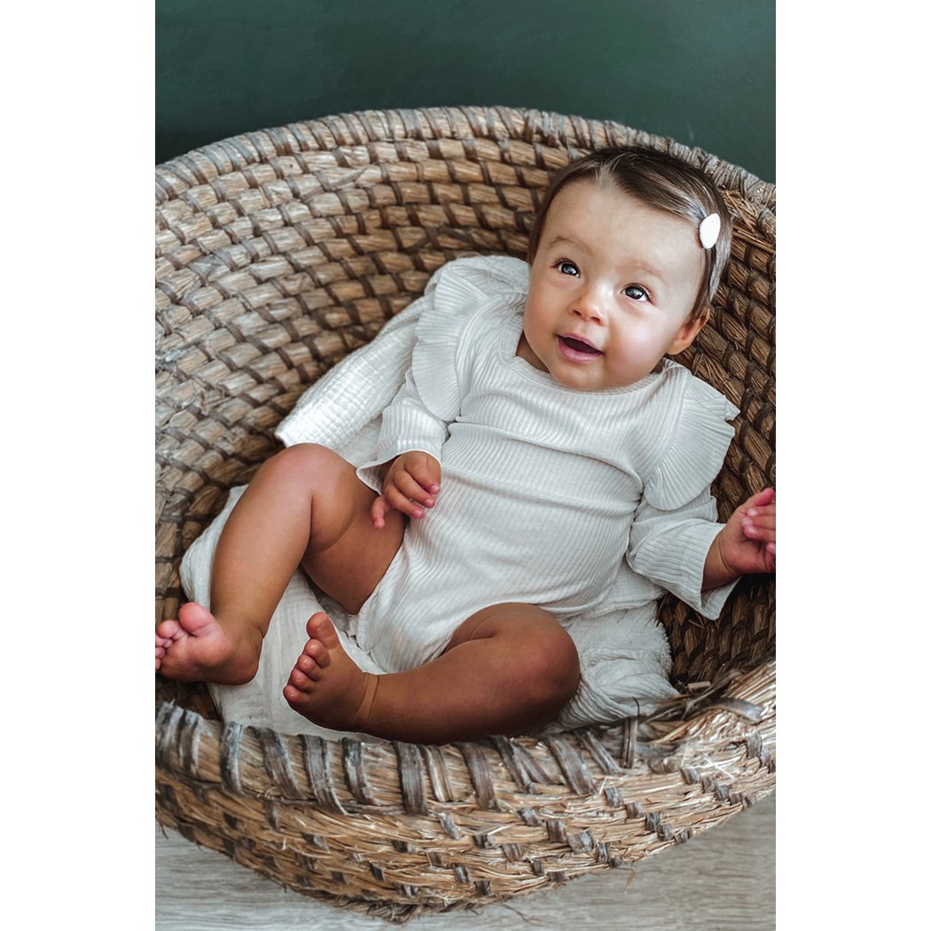 Ruffle Romper - Wit