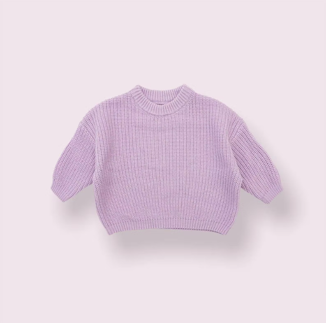 Knitted Sweater - Lila