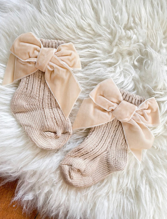 Bow socks (3 kleuren)