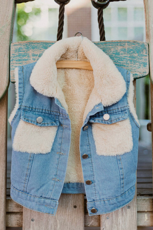 Denim bodywarmer
