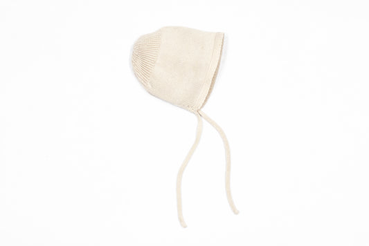 Sophia Knit Bonnet - Cream