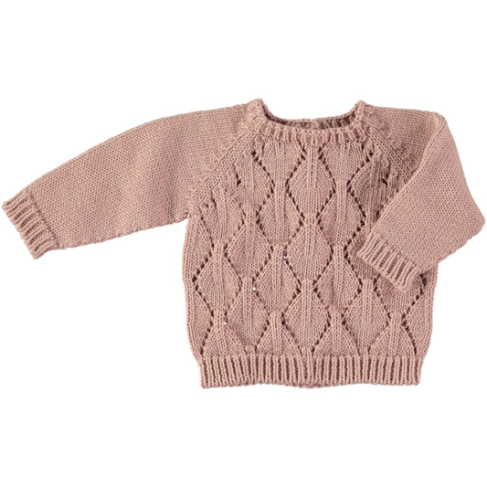 Arian Knit Sweater - Pale Rose