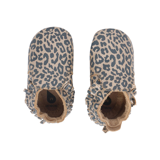 Schoentjes Gold Leopard Print