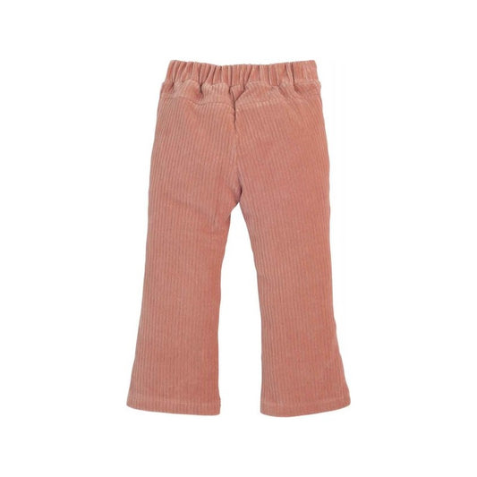 Roze rib broek