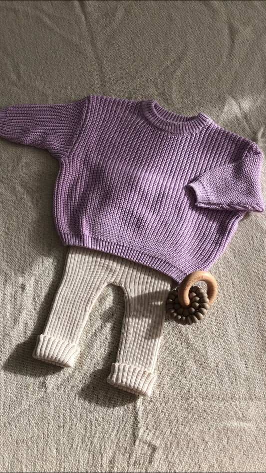 Knitted Sweater - Lila