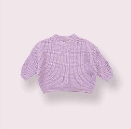 Knitted Sweater - Lila